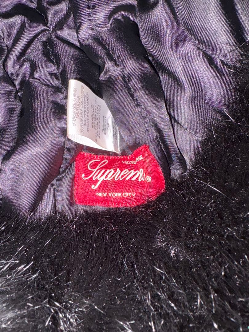 supreme フライトキャップ　ブラック