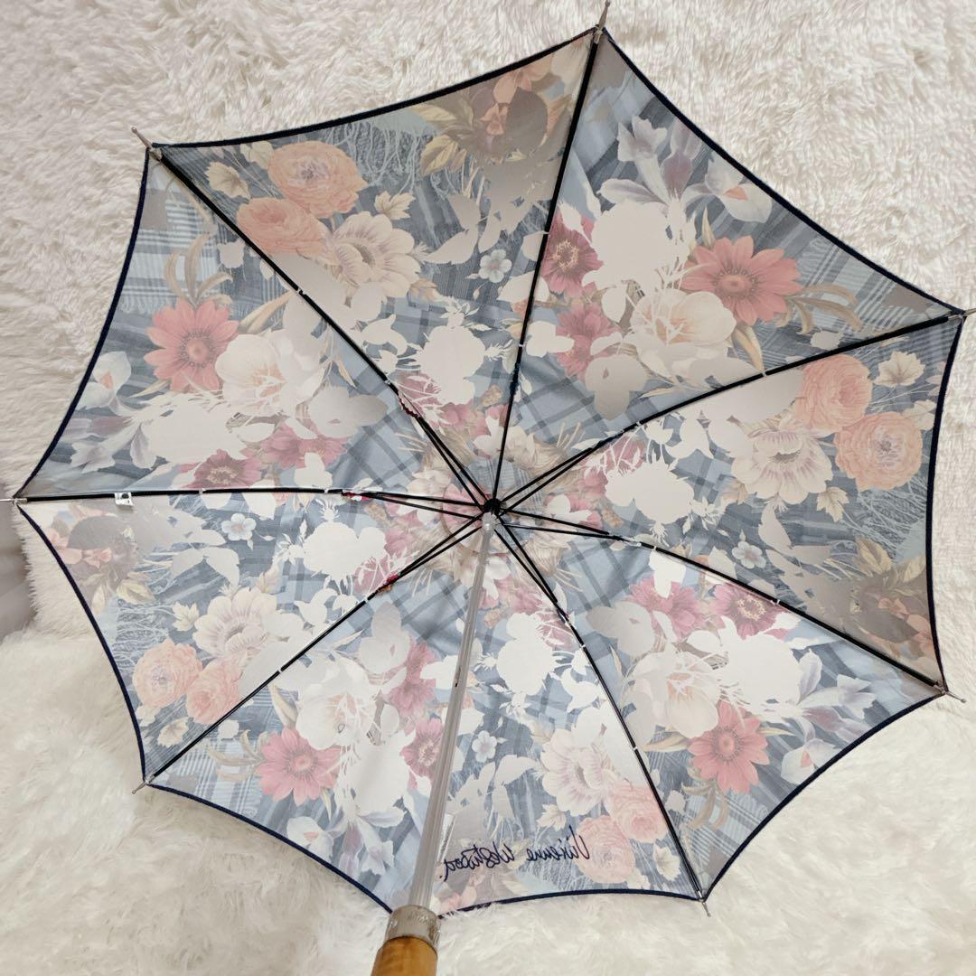 Vivienne Westwood 花柄 日傘 晴雨兼用 長傘 赤