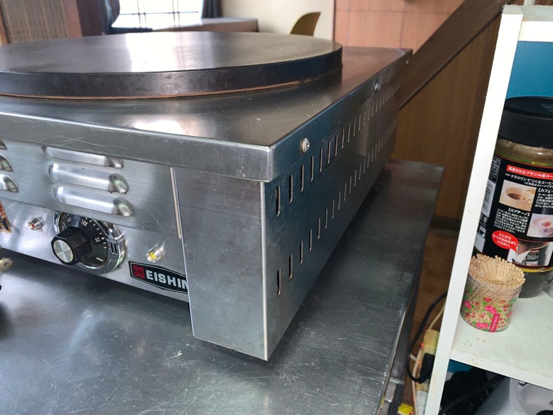 業務用　クレープ焼き機　エイシン　EISHN 焼面41センチ　200V