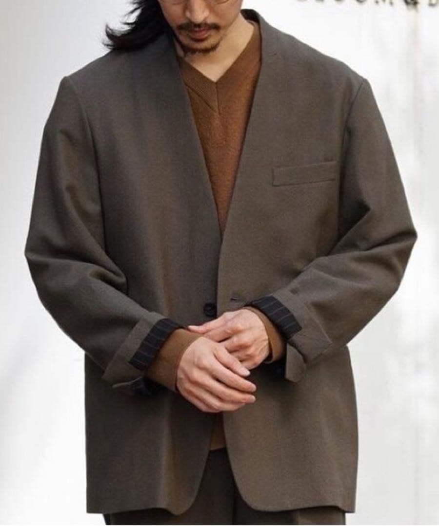 phlannel ノーカラー　ジャケット