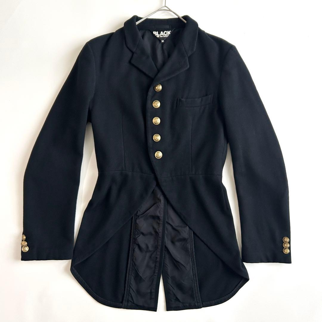 AD2010✨コムデギャルソン 縮絨ウール 燕尾 テーラードジャケット 川久保玲