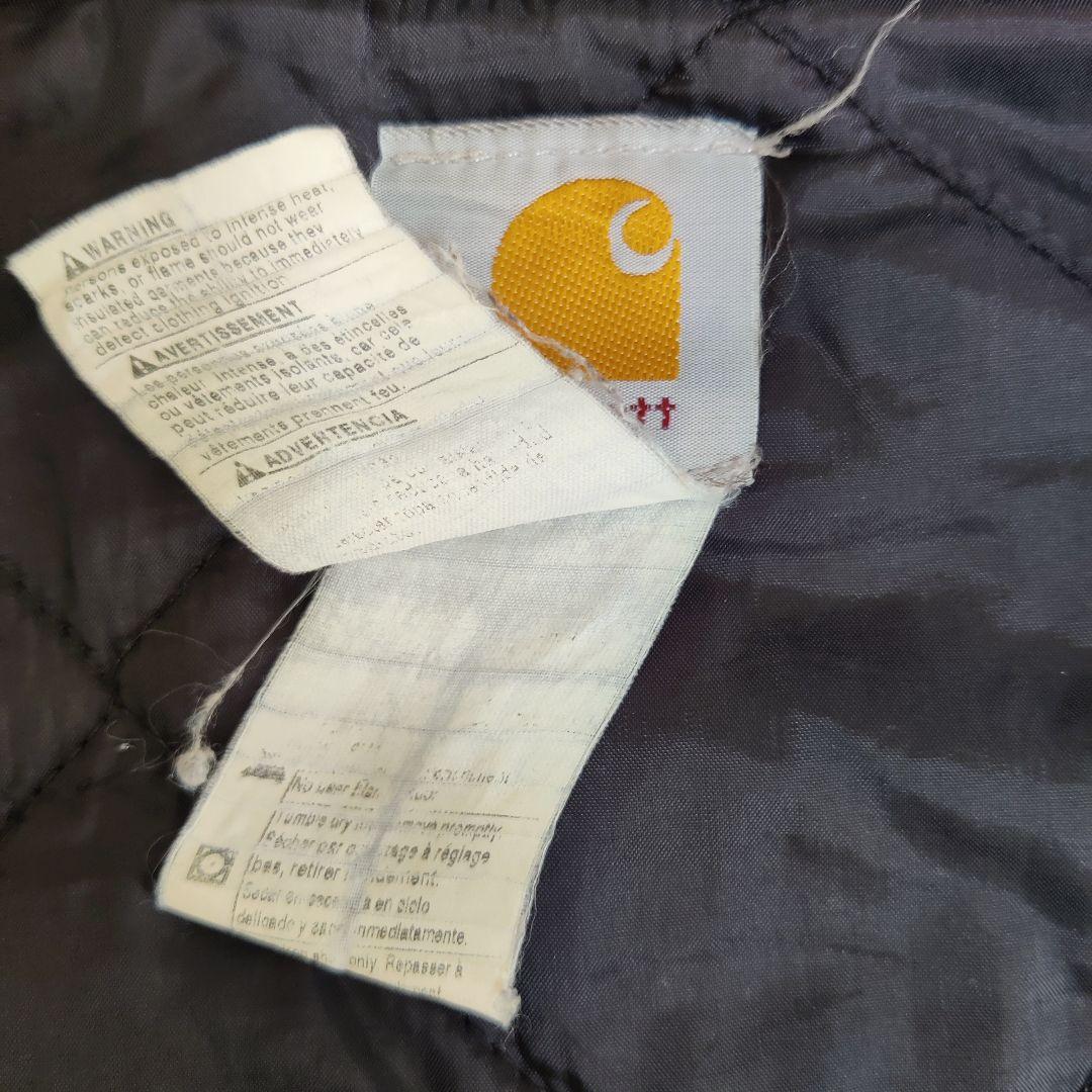 Carhartt カーハート 00年代初期 ベスト 黒 LARGE メキ移行期