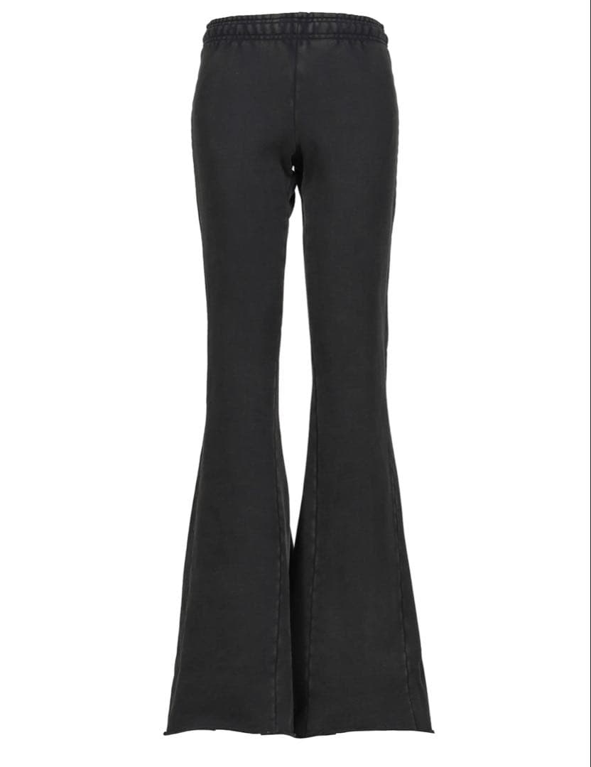 パンツ entire studios HEAVY FLARE WASHED BLACK