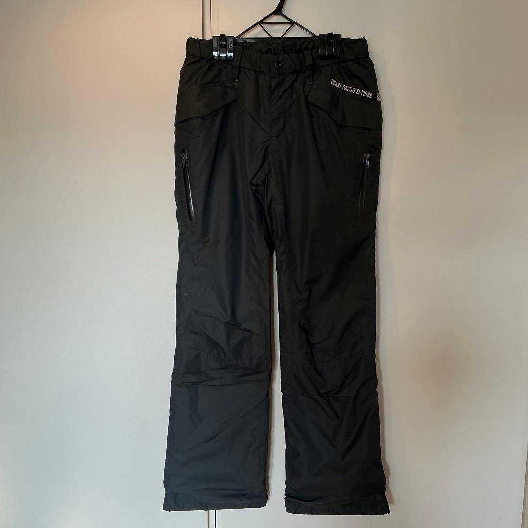 【サラン】PEARLY GATES レディースパンツ　防寒裏起毛　ブラック