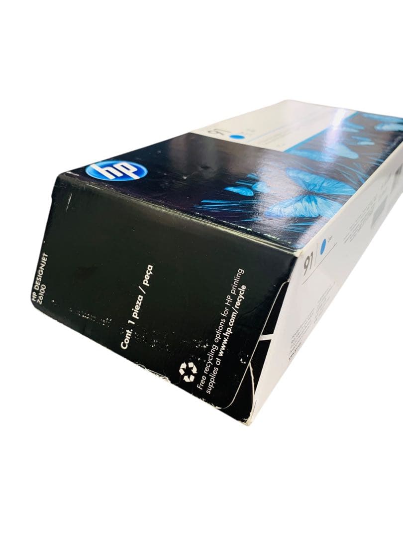 【新品・未開封】日本HP HP91 インクカートリッジ シアン 青色 775ml