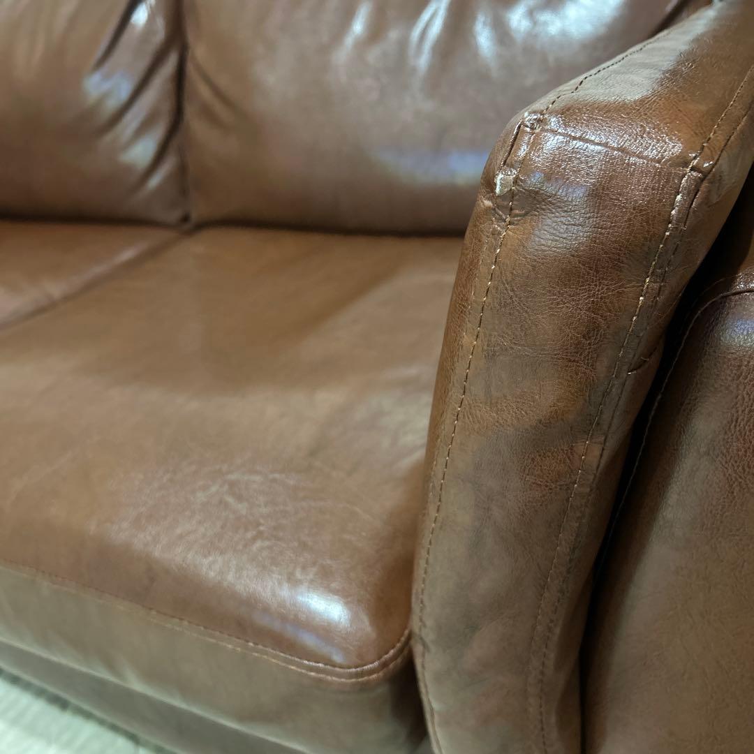ソファー ソファ 2人掛け レザー革 おしゃれ ヴィンテージ アンティーク