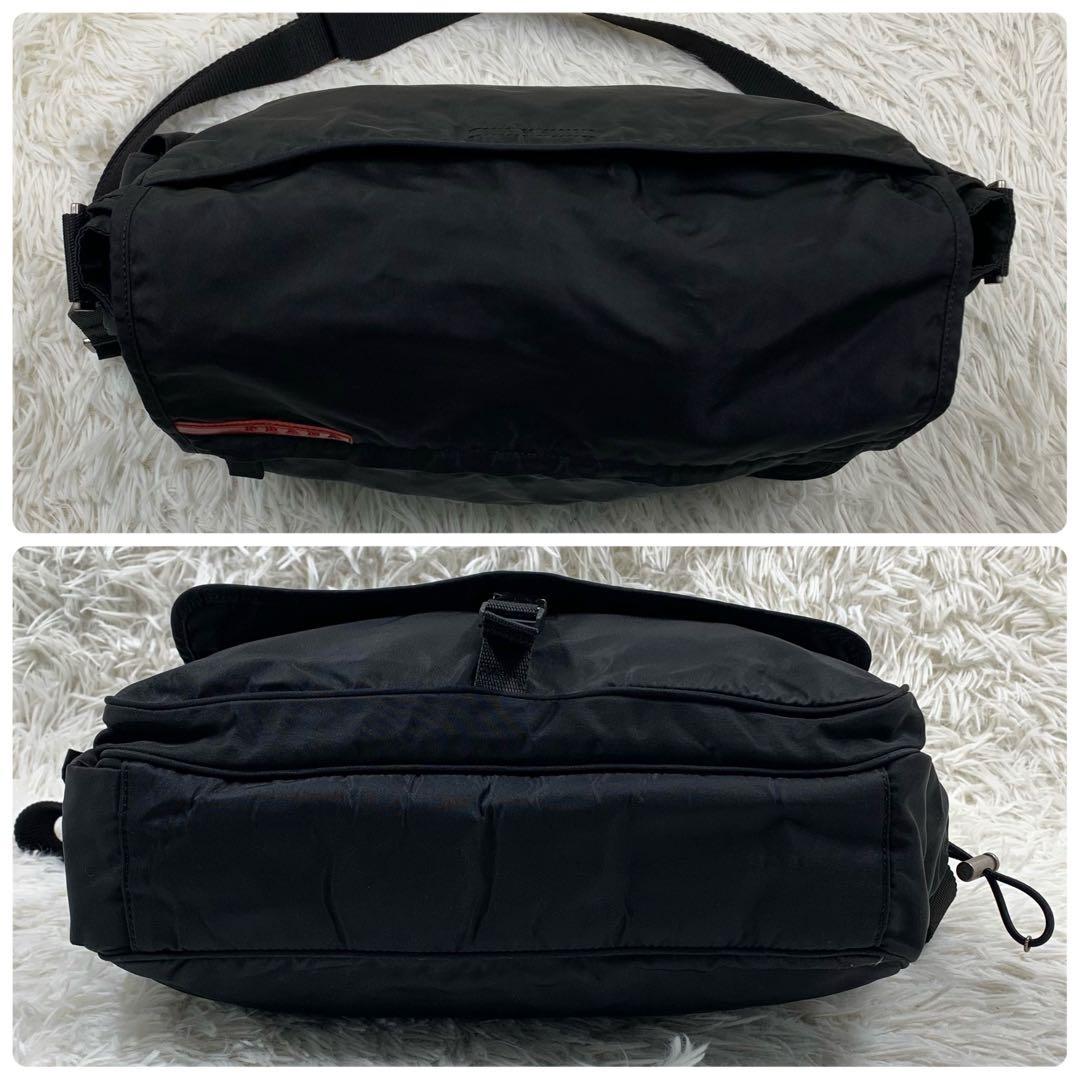 【✨極美品✨】プラダスポーツ メッセンジャーバッグ ナイロン ブラック