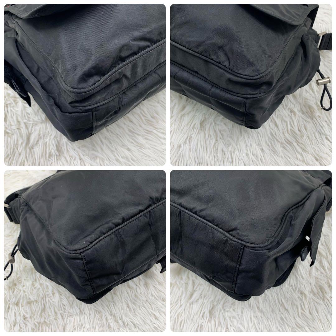 【✨極美品✨】プラダスポーツ メッセンジャーバッグ ナイロン ブラック