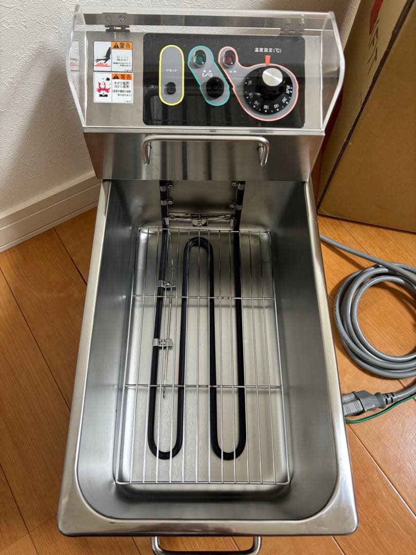 マルゼン　MEF-M8(F)T 電気フライヤー 8L