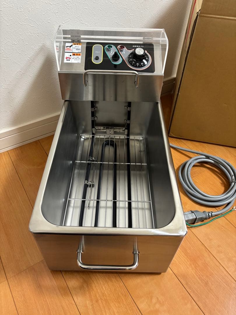 マルゼン　MEF-M8(F)T 電気フライヤー 8L