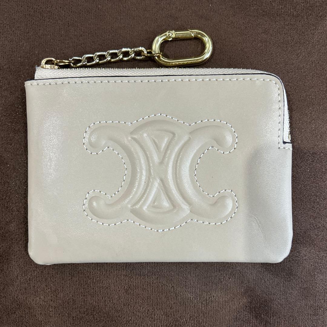 セリーヌ　型押しカードケース