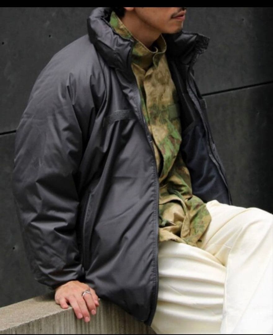 TAION LEVEL7 DOWNJACKET Lサイズ チャコールグレー