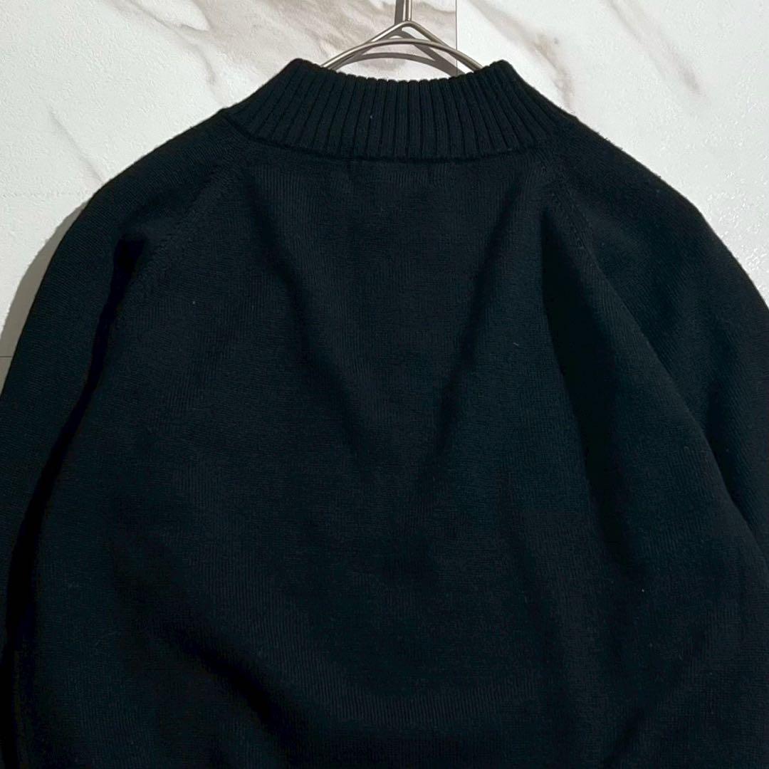 美品✨CELINE セリーヌトリオンフ ロゴ　ジップアップニット ジャケット