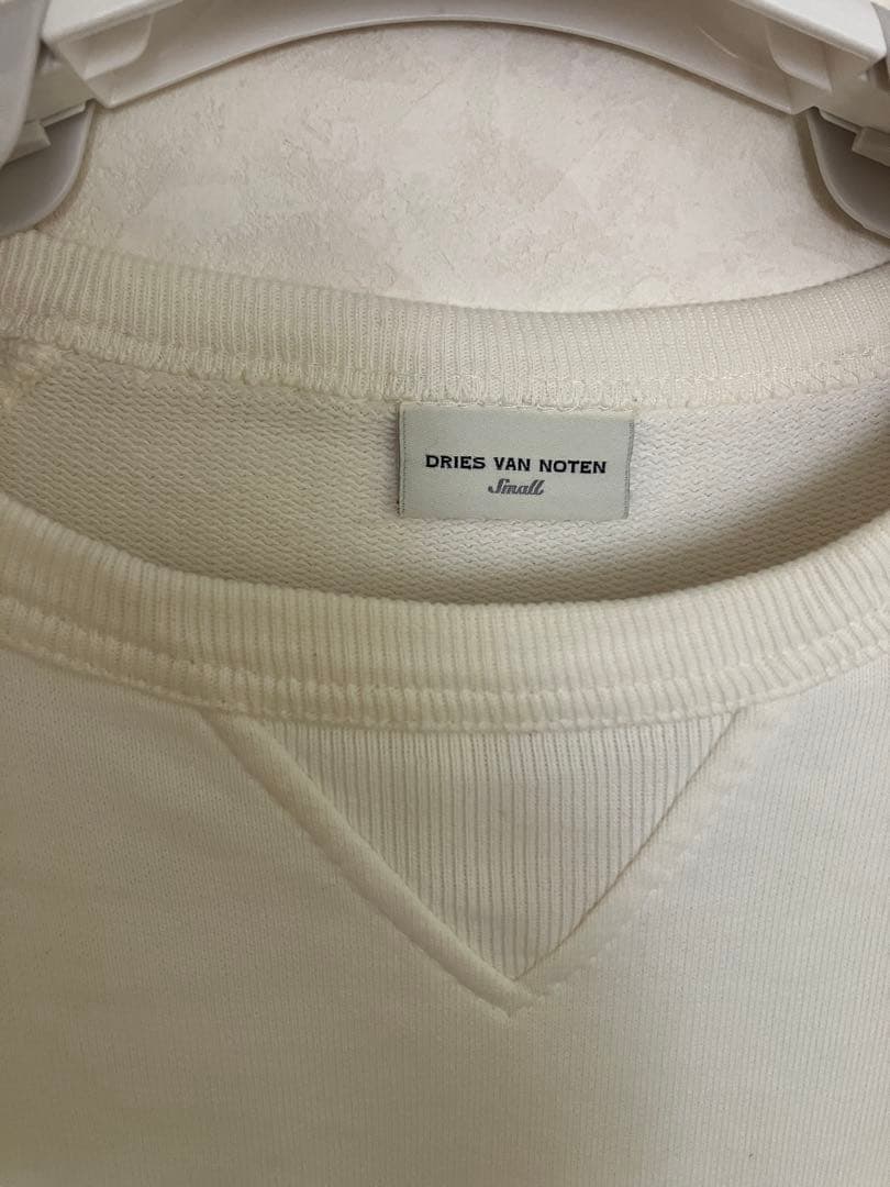 DRIES VAN NOTEN アイボリースウェット S