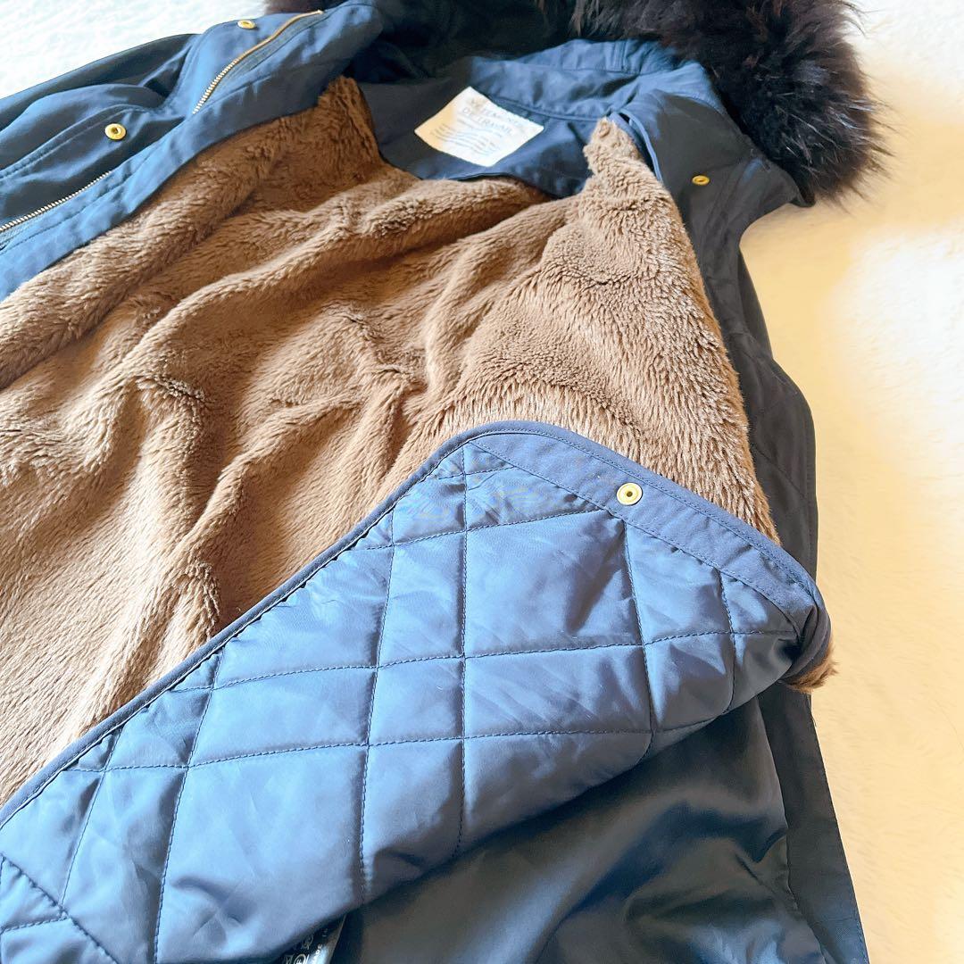 超美品　イエナ　モッズコート　ファー　フード　ライナー付き　S