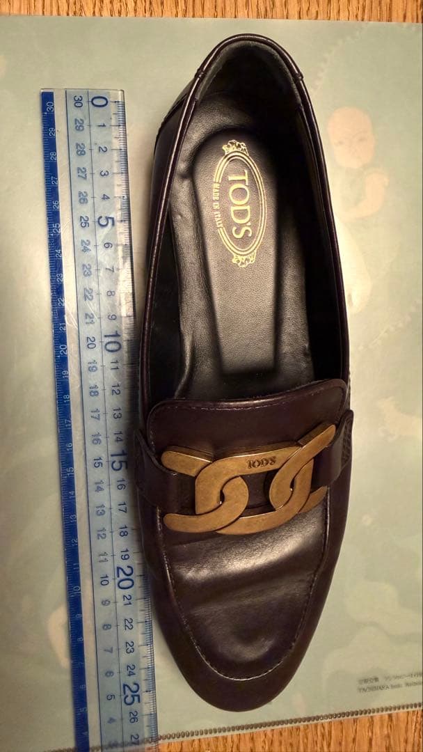 【値下げしました！】TOD'S 黒 レザー ローファー