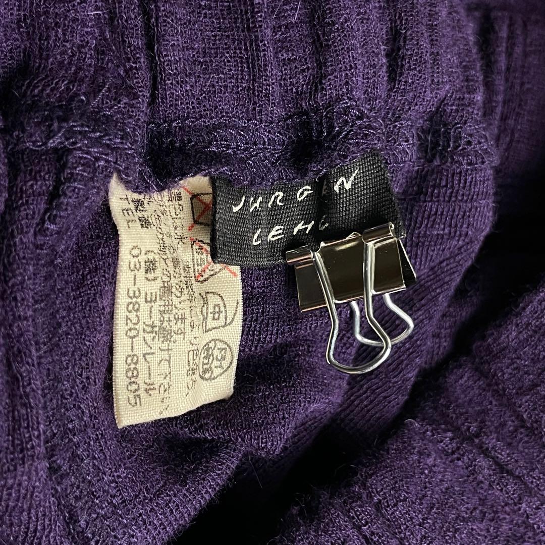 v*a様 JURGEN LEHL ウール ガウチョパンツ ワイドパンツ アンゴラ