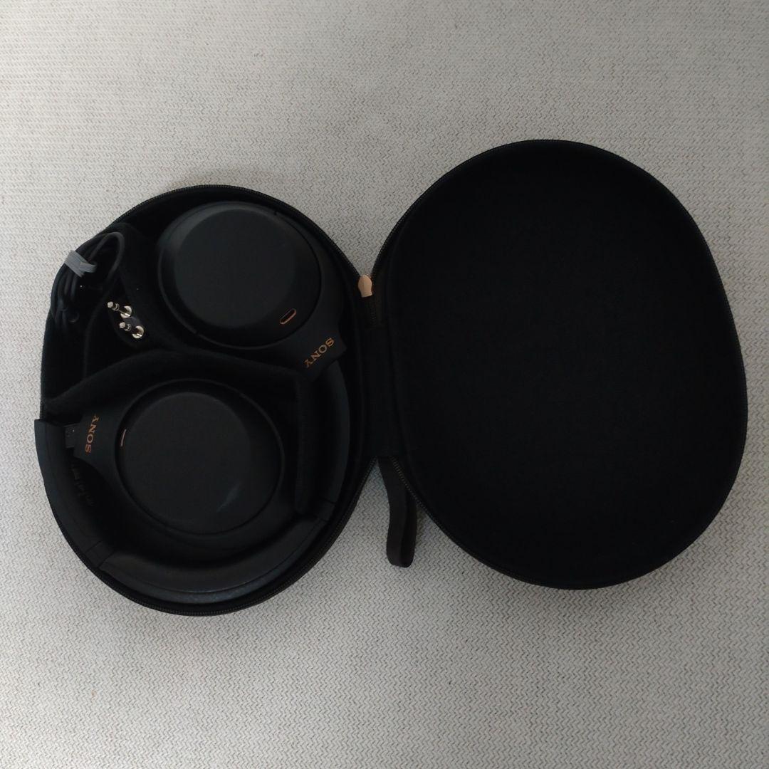 SONY オーバーイヤーヘッドホン ブラック 収納ケース付き