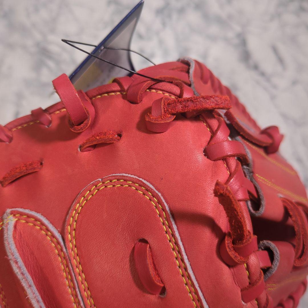 【未使用・タグ付き】アシックス　硬式野球用キャッチャーミット オレンジ