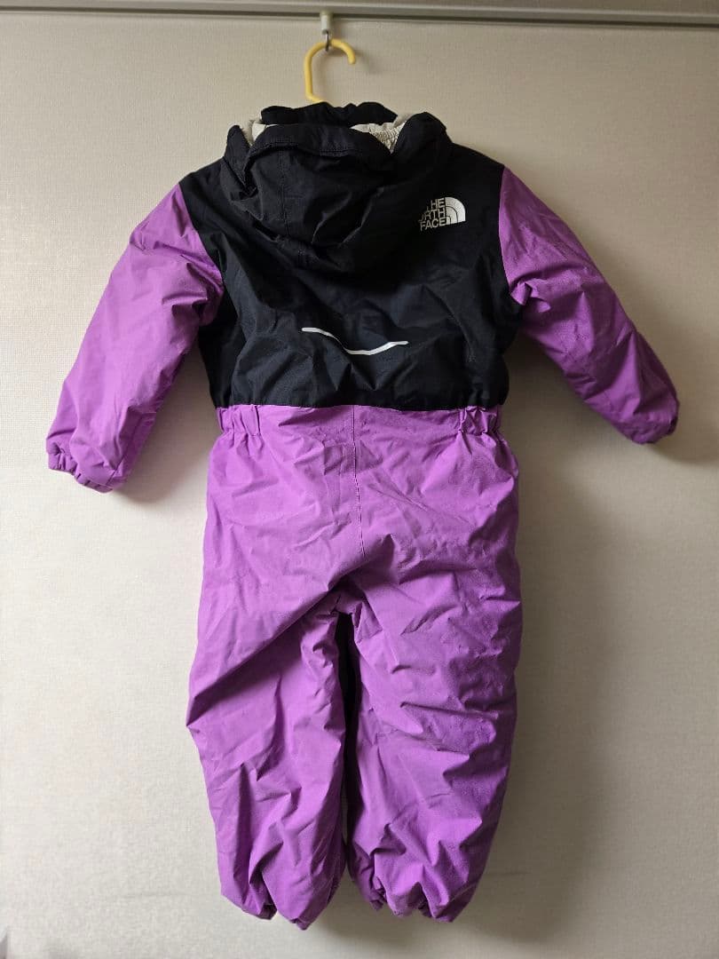 に*ろ様 ノースフェイス キッズスキーウェア　パープル　90CM　NSJ6191
