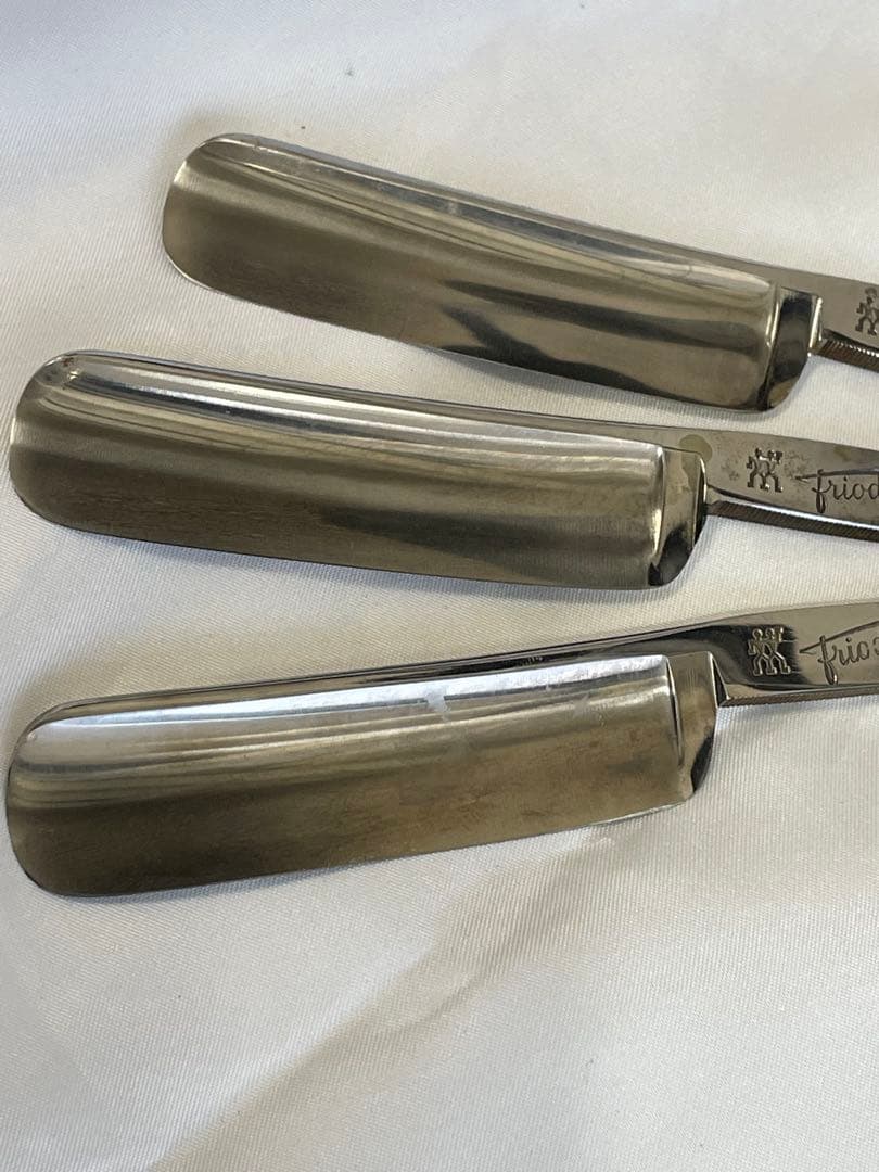 希少　西洋剃刀　刃のみ　ヘンケルス 3本セット カミソリ 理容美容