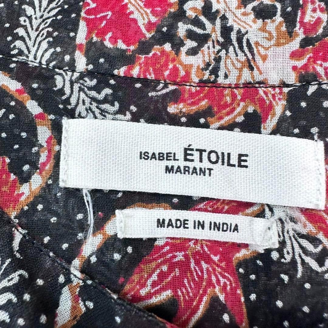 34サイズ イザベルマランエトワール ブラウス 総柄 インド製