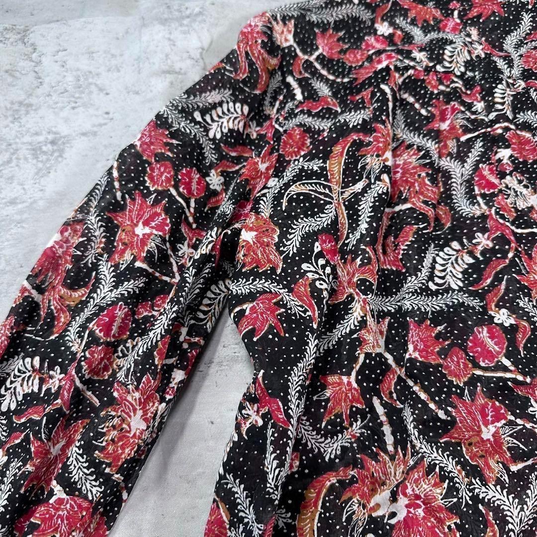 34サイズ イザベルマランエトワール ブラウス 総柄 インド製