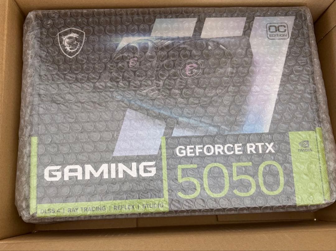 新品未開封MSI GeForce RTX 5050 8GB GDDR6