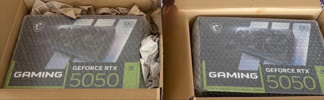 新品未開封MSI GeForce RTX 5050 8GB GDDR6