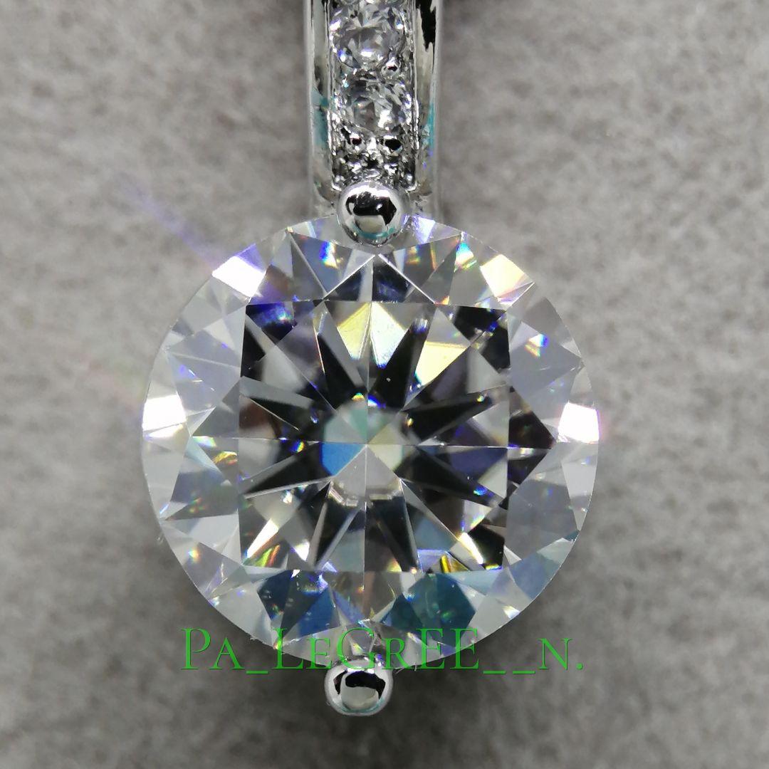 ✅️zzmネックレス　レディース　モアサナイト　プラチナ　S925　ダイヤモンド