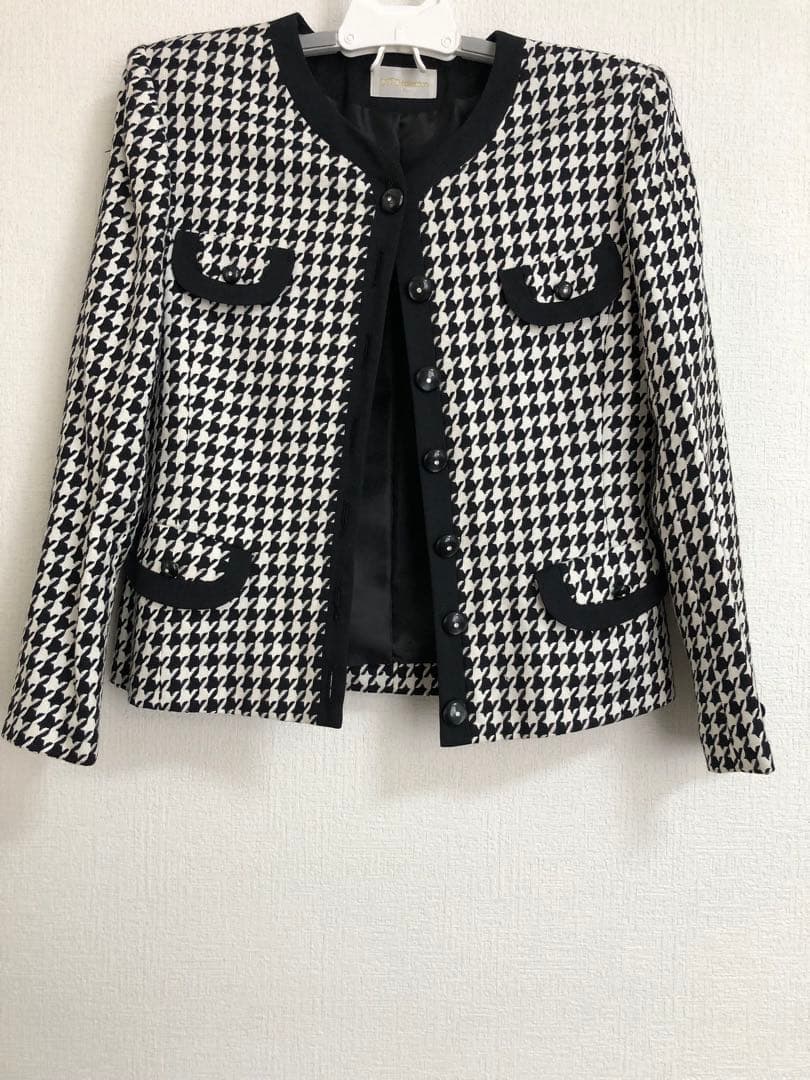22 ✨格安✨早い者勝ち✨　千鳥柄ナポレオンジャケット otte