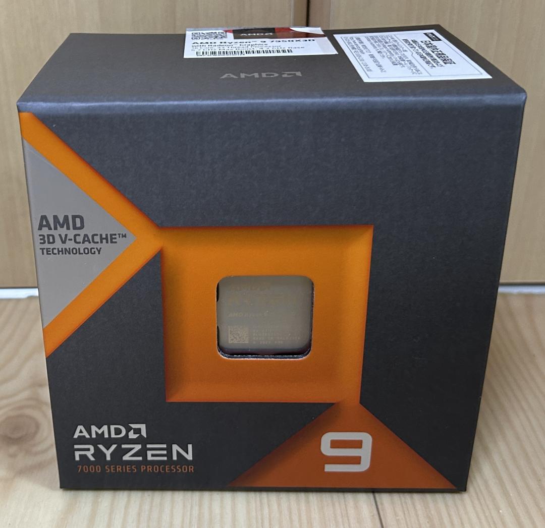 ■AMD_Ryzen9 7950X 3D BOX/中古（日本国内正規品）