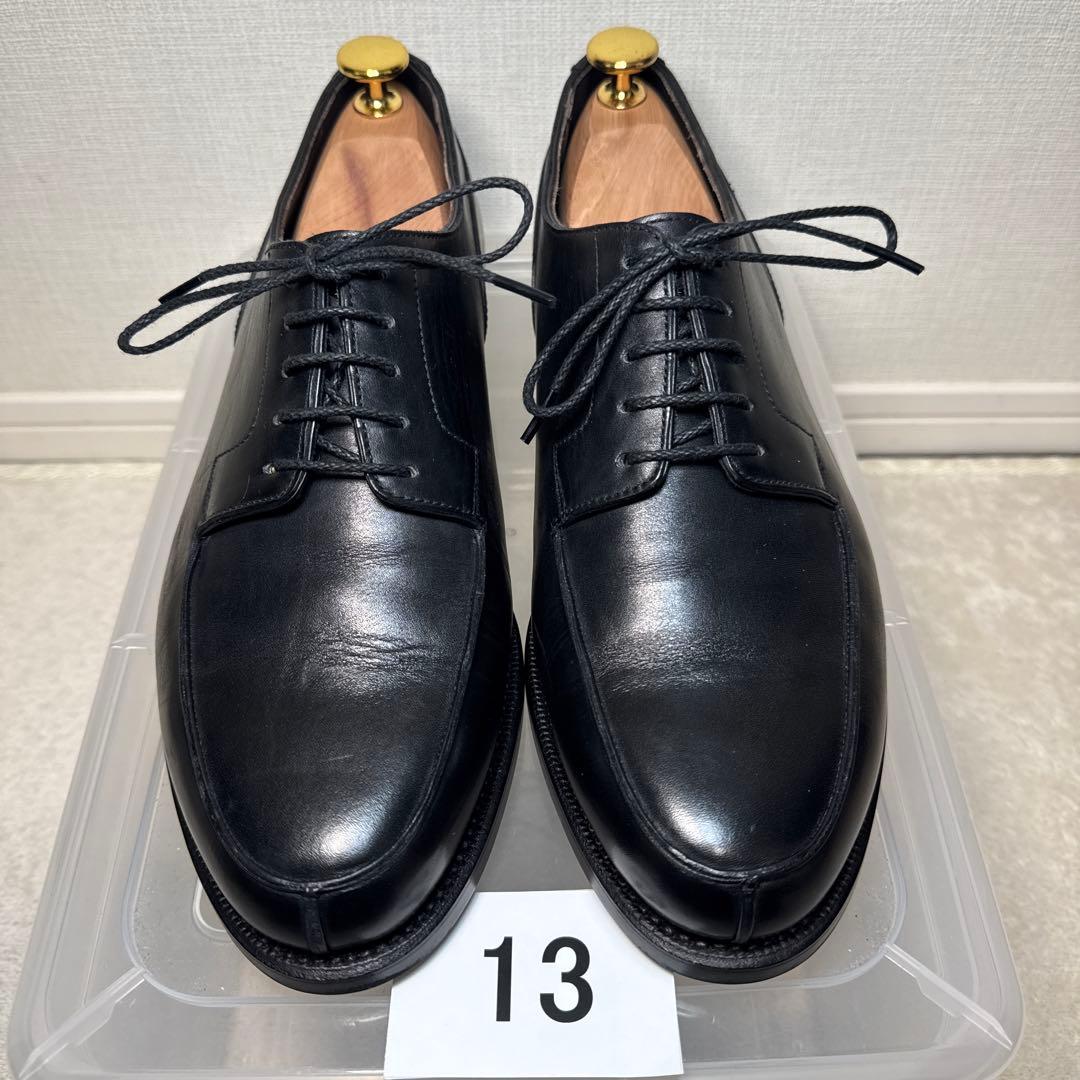 13 極美品　バーニーズニューヨーク　革靴　Uチップ　7 25.0 ブラック