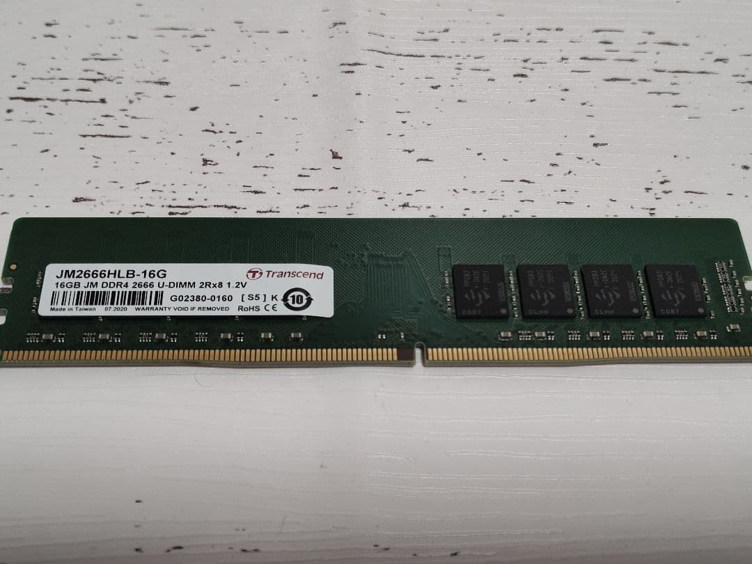 Transcend PC用メモリ JM2666HLB-16G DDR4
