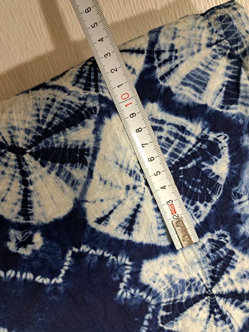 絞り浴衣 手蜘蛛絞り セミアンティーク 古布