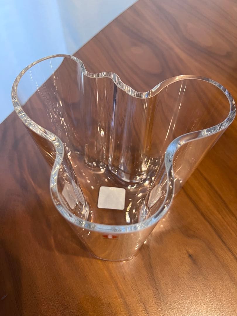  アルヴァ・アアルトコレクションベース120mm クリア 花瓶