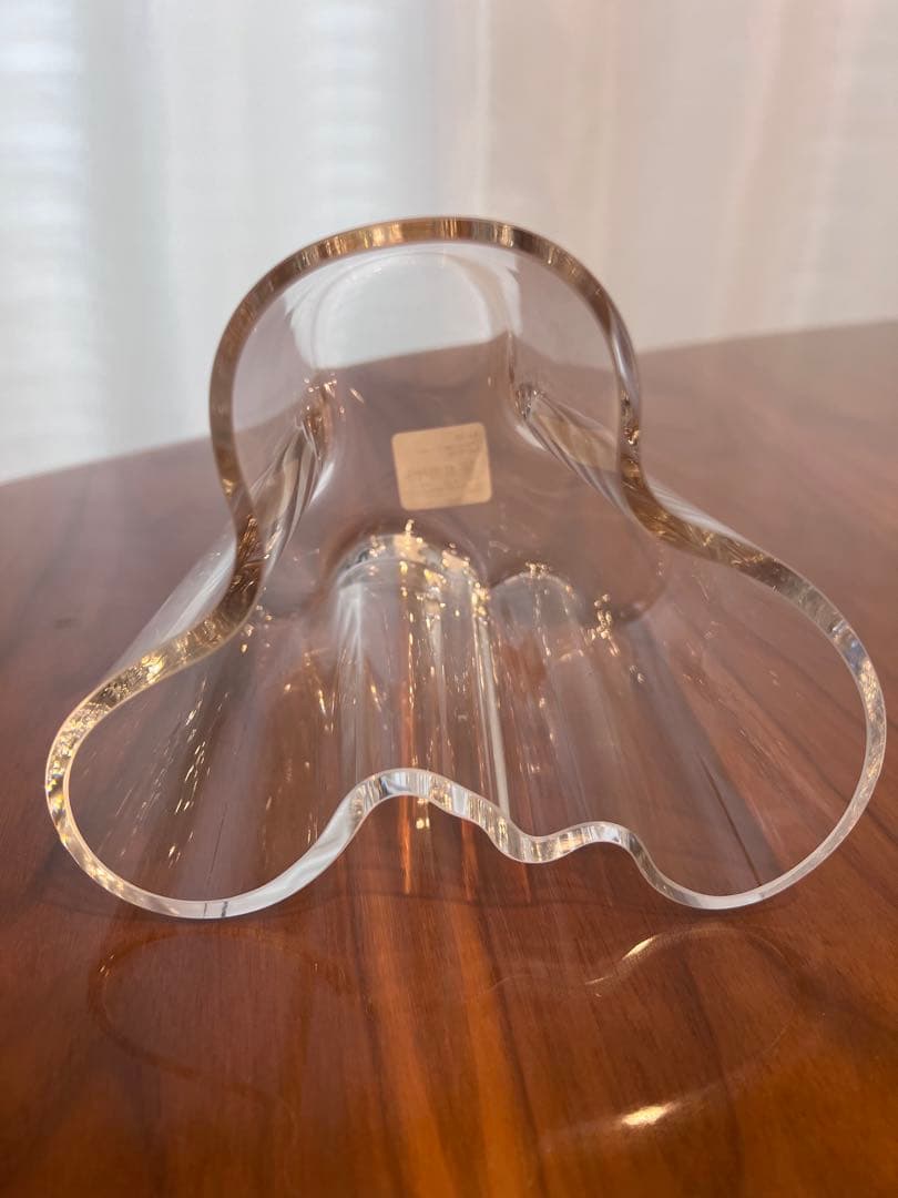  アルヴァ・アアルトコレクションベース120mm クリア 花瓶