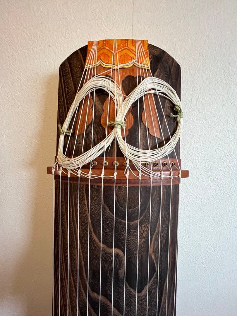 琴 13弦 全長約180cm 掛け布付き