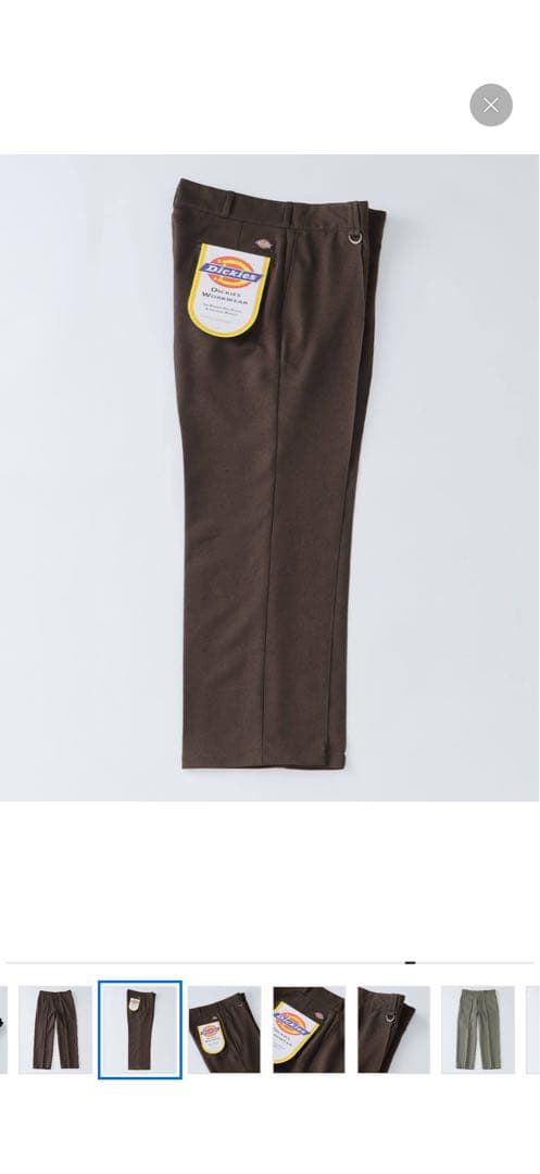 JS relume ×ディッキーズ ピンタックワイドスラックス