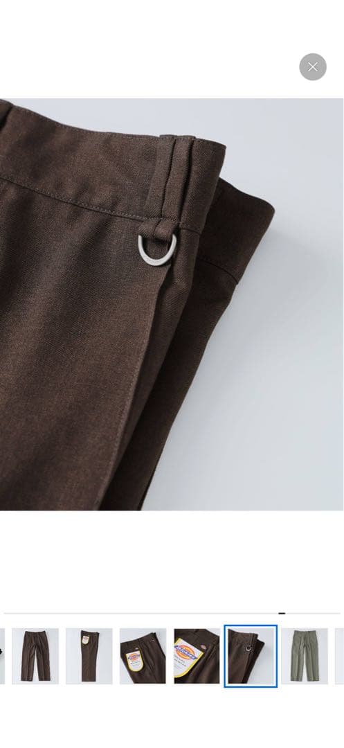 JS relume ×ディッキーズ ピンタックワイドスラックス