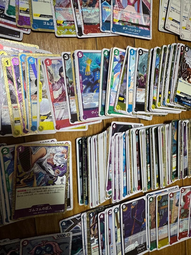 【約500枚】 ワンピースカード　引退品　光り物多数