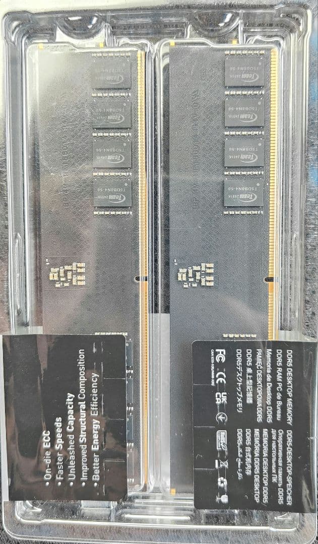 DDR5 PC5-48000 64G（ 32GB 2枚組 ）DDR5 6000