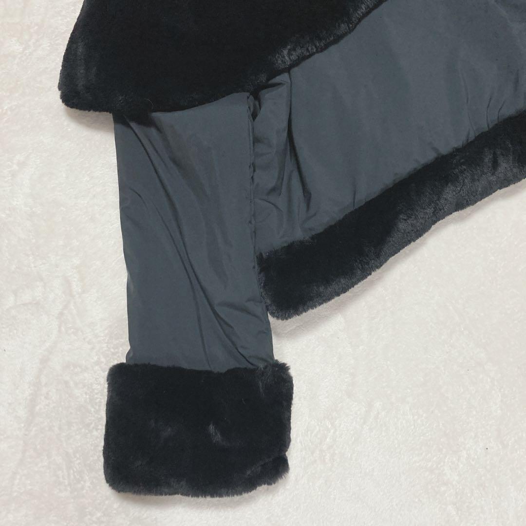 【希少美品】トゥービーシック　ブラック　ボアコート　ボアジャケット　フック留め