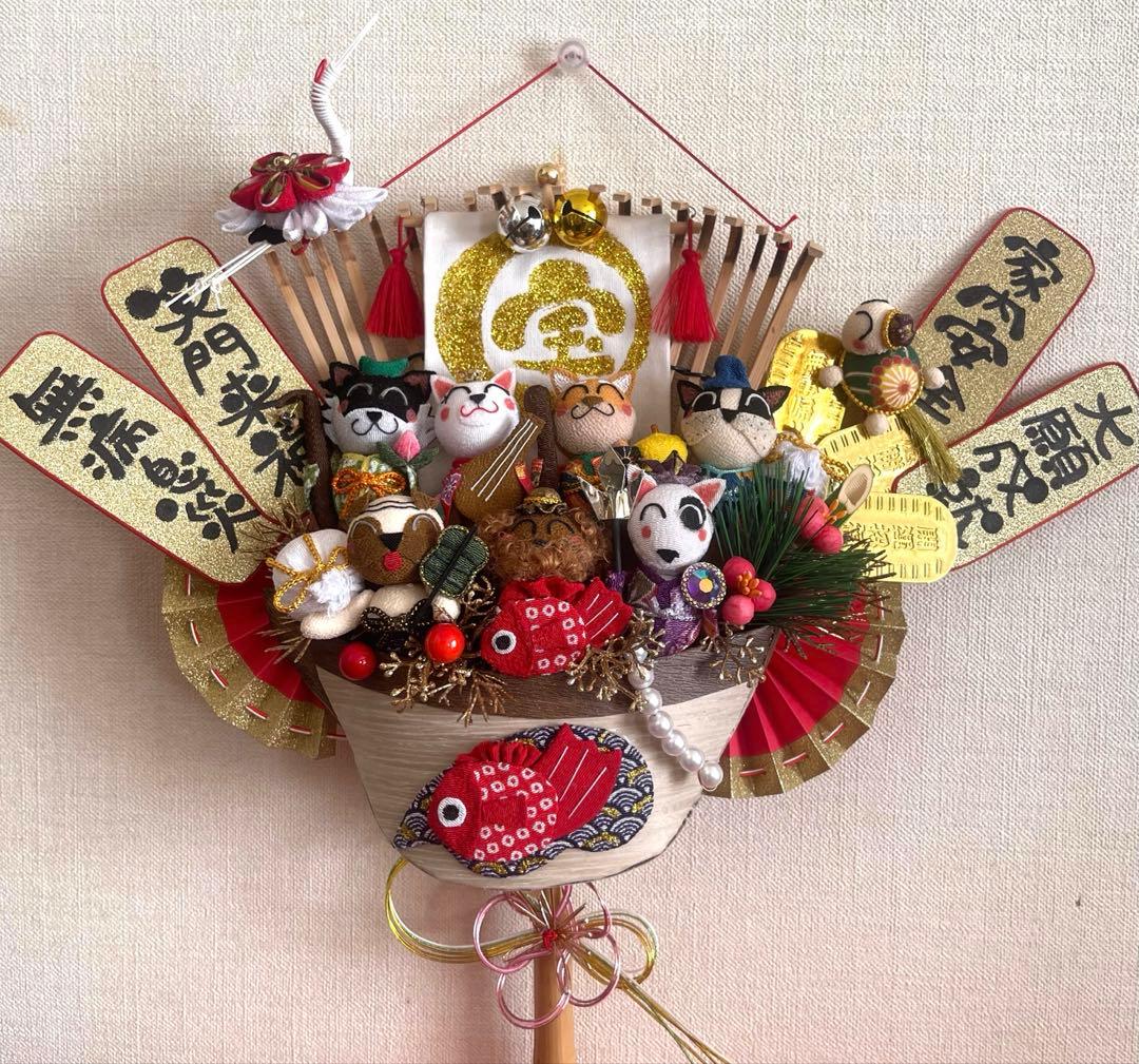 ワンチャンの熊手