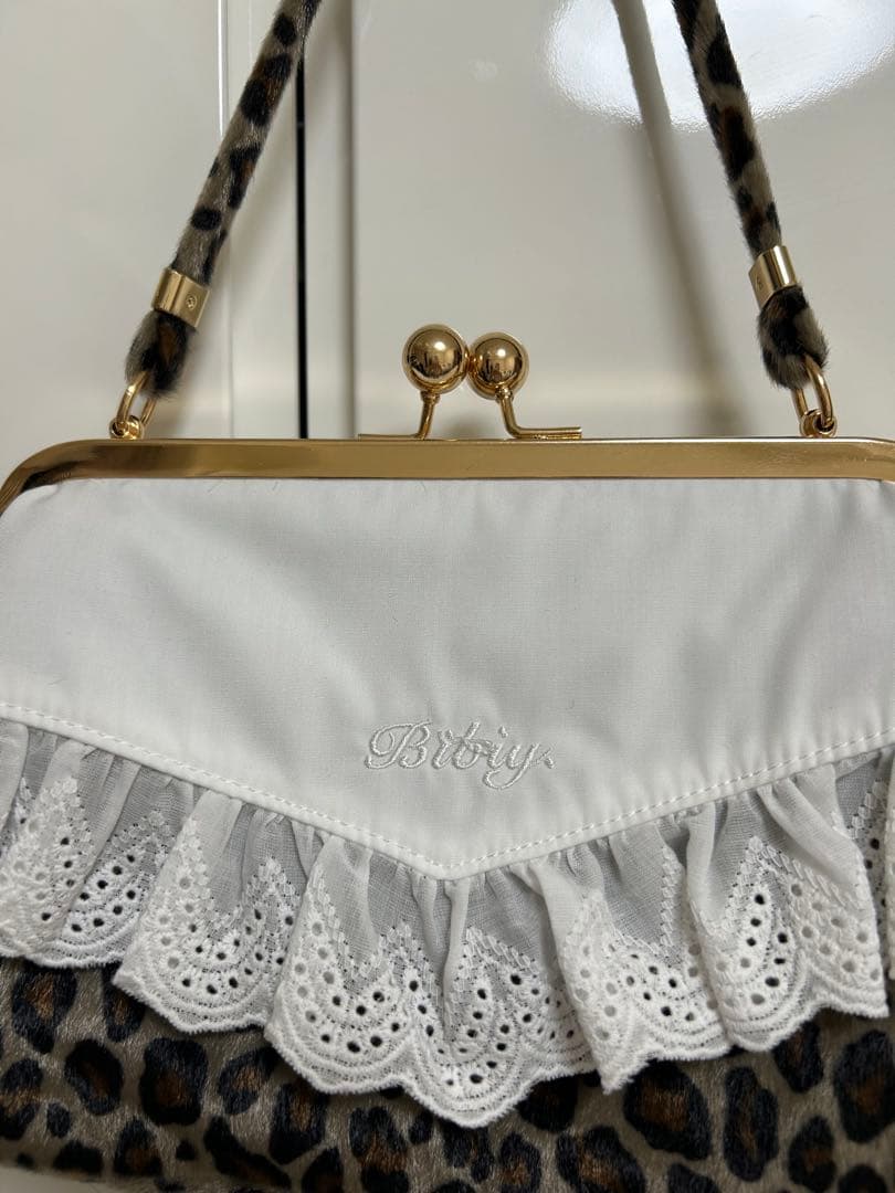 【新品即日配送】Bibiy ビビィ SABRINA LACE BAG ヒョウ柄