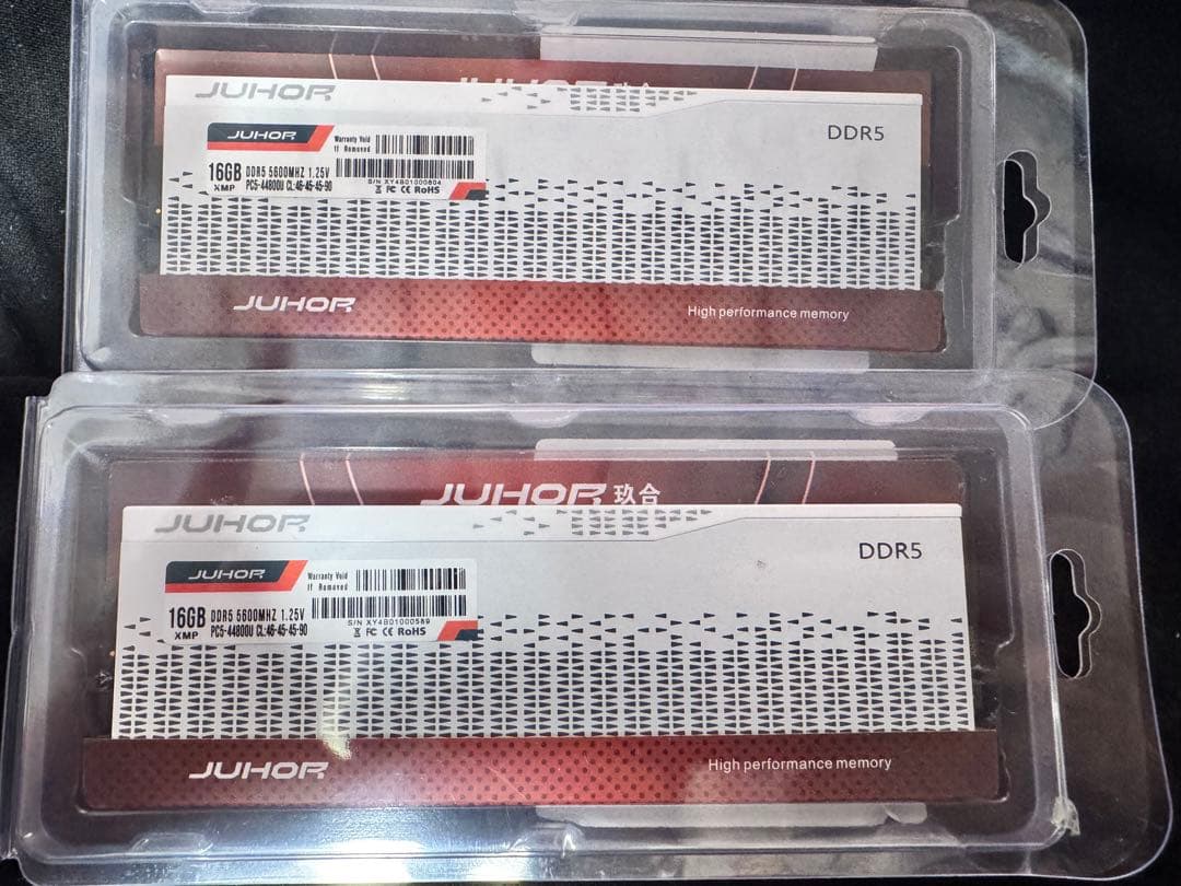 【動作確認済み】DDR5 5600MHz 32GB（16GB×2）