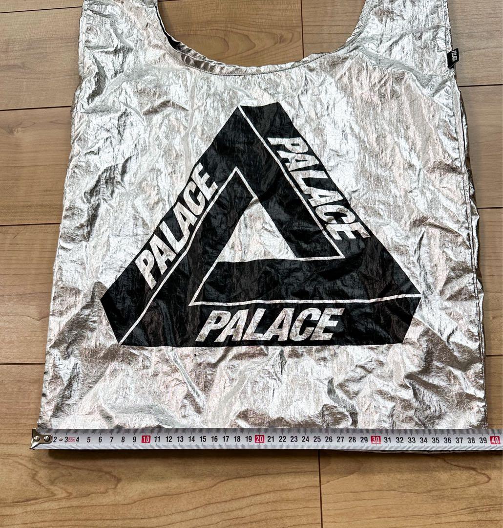 PALACE シルバー エコバッグ ロゴ