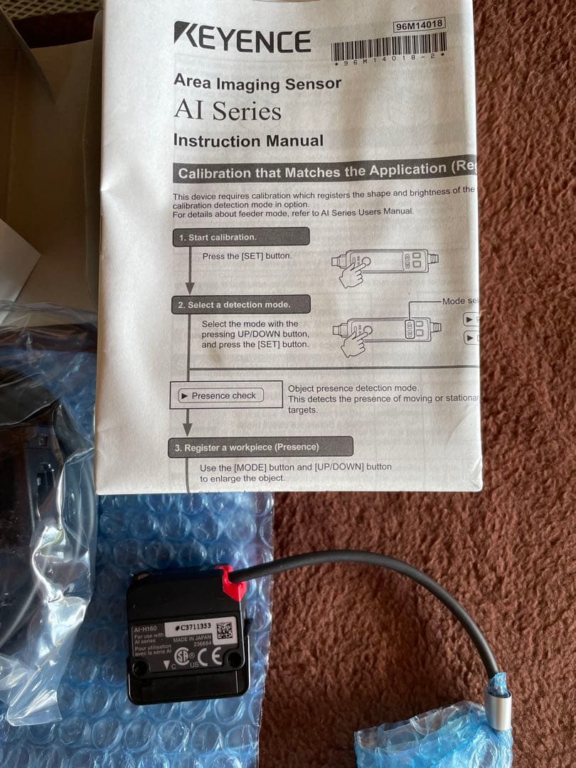 キーエンスAI-H160　面光電センサー　アンプセット　未使用