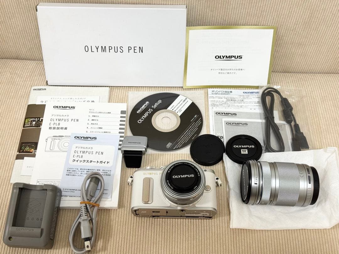 【美品✨】OLYMPUS PEN E-PL8 ダブルズームキット