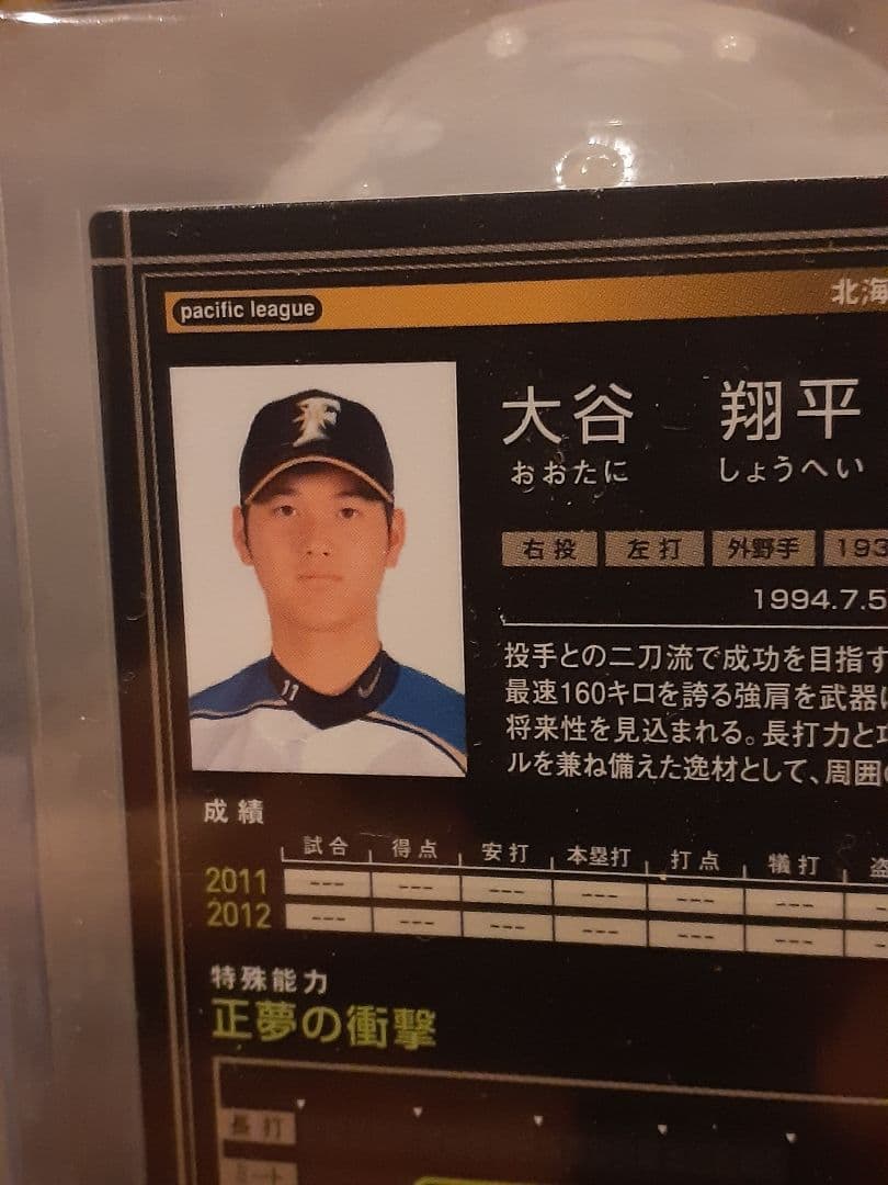 大谷翔平選手　ルーキーカード　2013　オーナーズリーグ　ホロカード【良品】